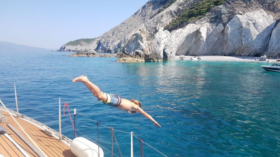 Skiathos: Day-Sailing Tour with Lunch on Board - Lunch on board: fresh Greek comfort, choices for vegetarians and vegans, and drinks that keep coming