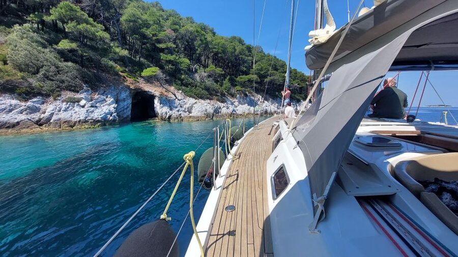 Skiathos: Full-Day Sailing Cruise with Lunch - 14:00 lunch on board: Greek comfort cooked for real