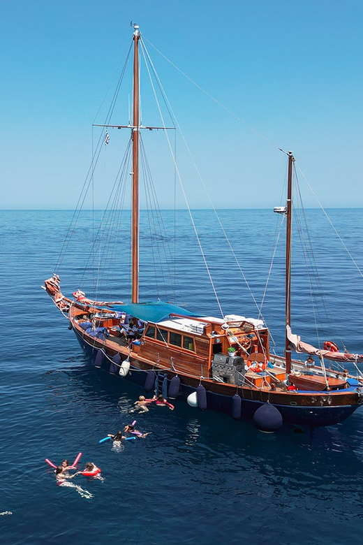 Skiathos: Wooden Sailboat Full- or Half-Day Trip with Meal - Entering the Boat That Feels Like a Real Ship
