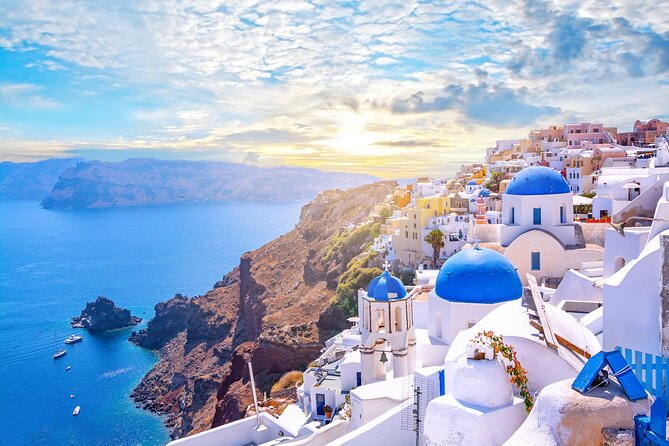 SKIP CABLE CAR® The Original Santorini Tour for Cruise Passengers - Perivolos Black Beach: swim time, sun time, and snack time