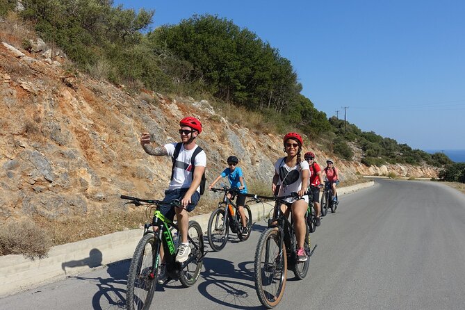 Small Villages and Cretan Nature. E-Bike tour - The bike setup that makes the hills feel fair