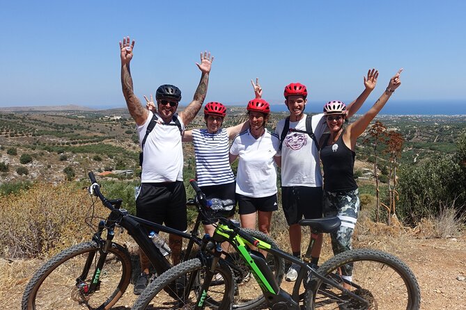 Small Villages and Cretan Nature. E-Bike tour - The cafe stop: Greek coffee, seasonal fruit, and local treats