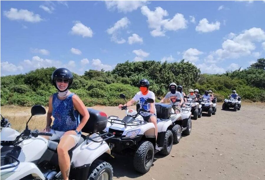 South Rhodes: ATV Quad Guided Tour 2 or 1 person on 1 Quad - Pickup and Drop-Off: How Easy It Is to Start the Ride