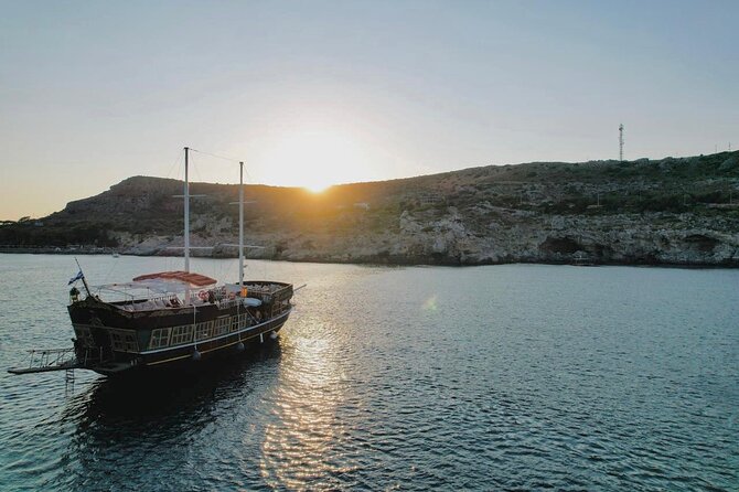 Sunset Cruise with Greek BBQ & Unlimited Aperol Spritz, Beer Wine - A Rhodes sunset that actually feels like downtime