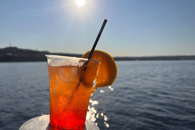 Sunset Cruise with Greek BBQ & Unlimited Aperol Spritz, Beer Wine - Drinks and pacing: unlimited Aperol spritz, beer, and wine