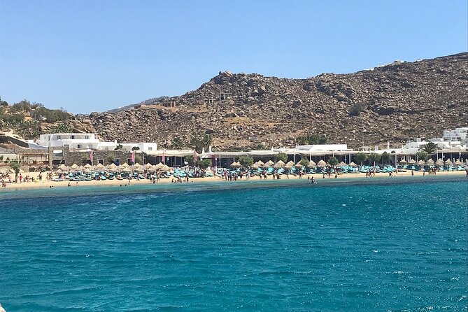 Sunset Sail Cruise to Rhenia, Mykonos Beach Safari, Dinner&Drinks - Price and logistics: what you should plan for
