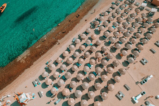 Super Paradise Beach Mykonos Seaside Sunbed (3rd & 4th row) - Getting there and arriving by 12:00 noon