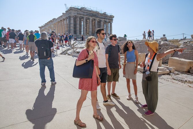 The Acropolis, Athens Walking City Tour and Acropolis Museum - Guide style and group size: what it feels like in motion