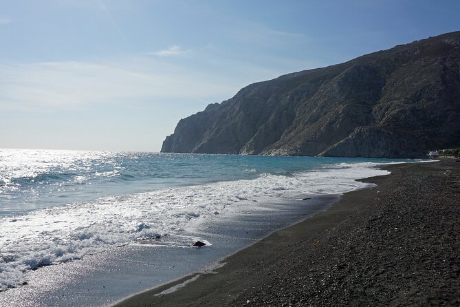 The Best Santorini Small-Group Shore Excursion for Cruise Ships - Perivolos Beach: black sand time, plus a real lunch plan
