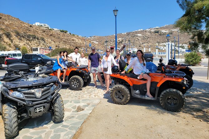THE ORIGINAL Rent an ATV/QUAD 450cc and explore mykonos on wheels - Getting to the machine: pickup, helmets, and maps