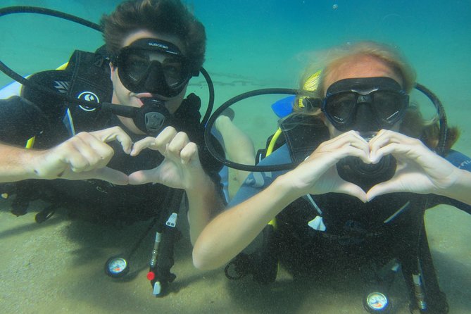 Try a DIVE, discover scuba diving in Mykonos - The open-water session at Lia reef: shallow by design