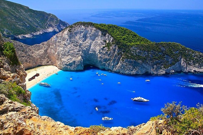 VIP Full Day Tour Shipwreck Blue Caves and top view - How This VIP Route Packs Zakynthos Into One 8-Hour Day