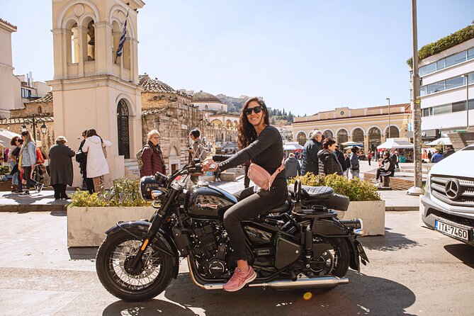 VIP Private Guided Tour of Athens Acropolis & Plaka in a Sidecar - Thiseio and the Temple of Hephaestus View Angle