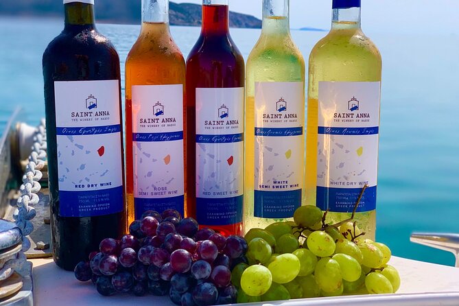 Wine Tasting and Tour in Saint Anna Winery in Naxos - Wine tastings plus local snacks: what you actually pair and taste