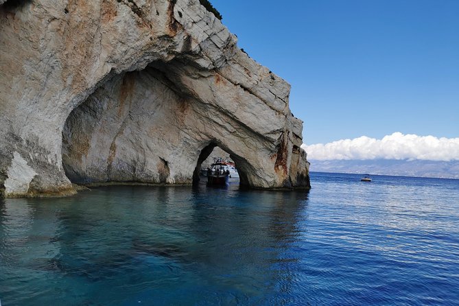 Zakynthos All Day Tour Shipwreck beach, view point-Blue Caves - Maravelia Cave: a brief rock-and-stairs challenge