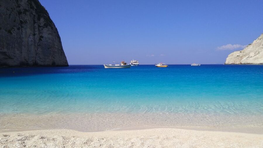Zakynthos: early morning Shipwreck,Blue Caves and view point - Poseidons Face: cave views plus a rock-formation photo mission
