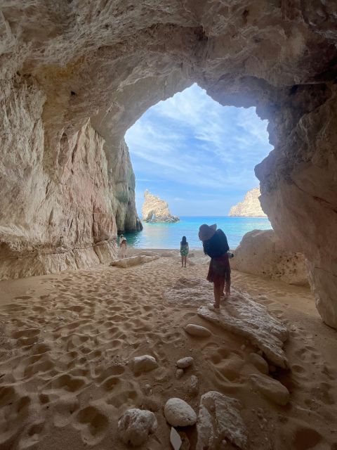 Zakynthos: Shipwreck Beach with Blue Caves Land & Sea Tour - Xigia thermal waters and Makris Gialos, quick stops with real variety
