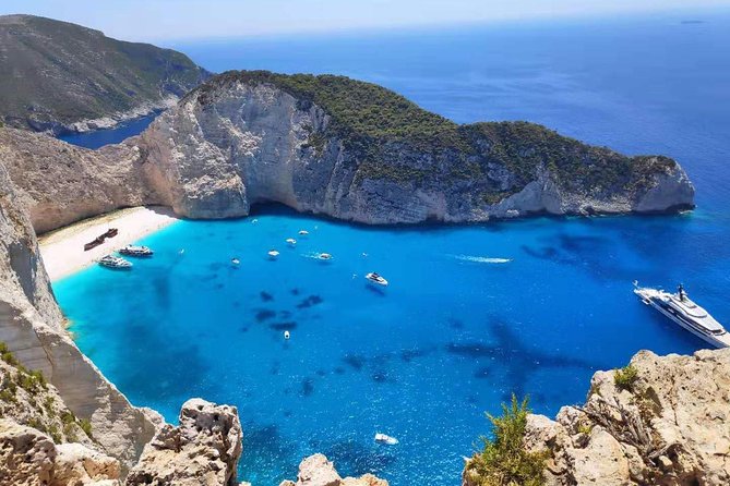 Zakynthos Small Group Tour Shipwreck and Blue Caves Land & Sea - Blue Caves: where the swim and the cave entry happens