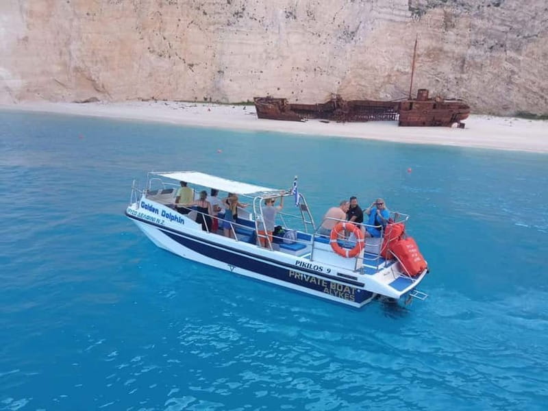 Zakynthos: Xigia, Navagio Shipwreck and Blue Caves Boat Tour - Blue Caves: The Pass-Inside Experience and Second Swim