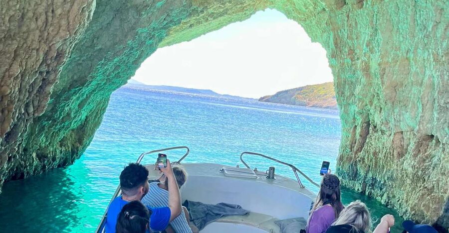 Zante: Half-Day Tour to Navagio, Blue Caves & White Beach - Guide and driver details that make the day feel cared for